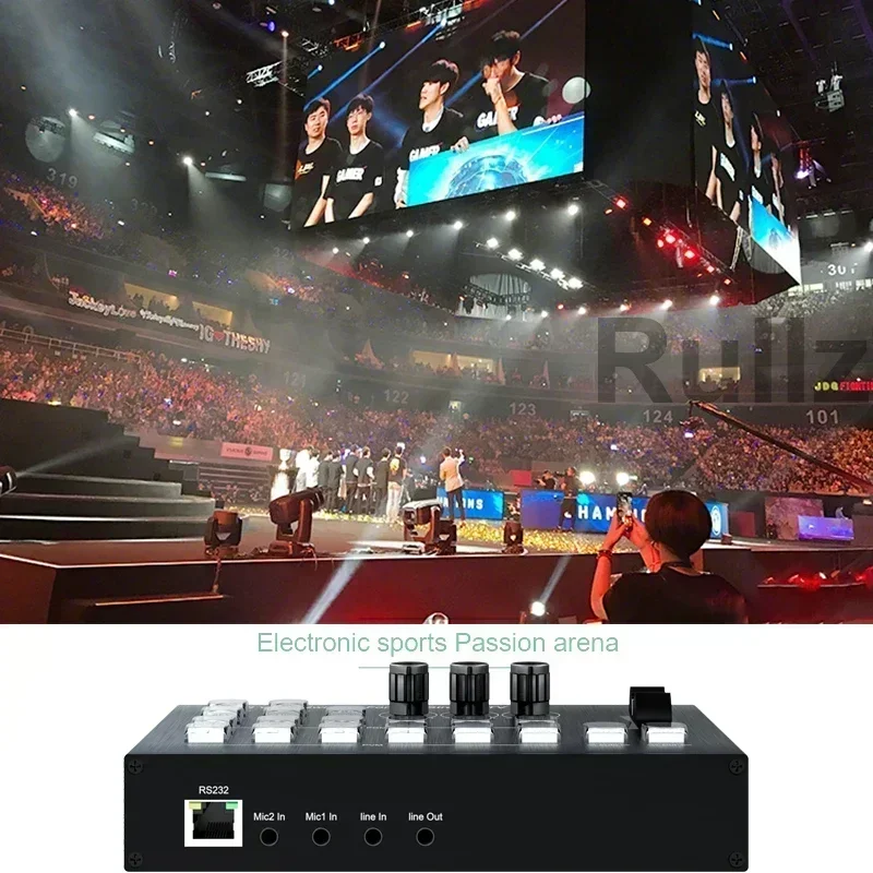4K 4-канальный переключатель видео с несколькими камерами HDMI для прямой