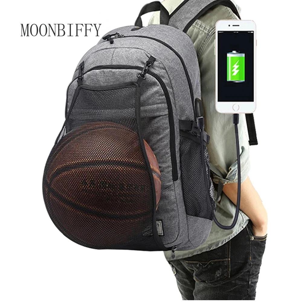 

35L Basketball Backpack Outdoor Soccer Sports Bag Football Gym Fitness Bag for Men Laptop Backpack Waterproof Hiking Daypack