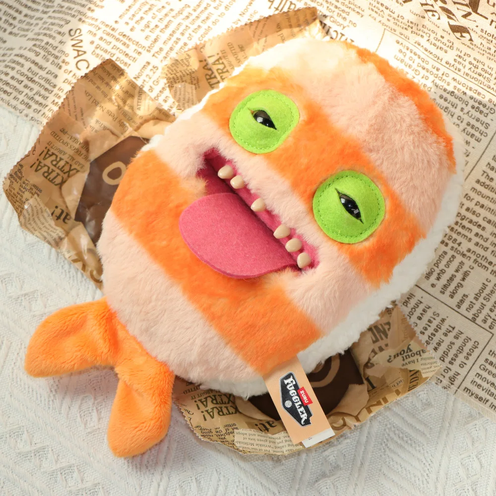 Фото Оригинальная коллекционная игрушка-сюрприз Fuggler: FUGGALICIOUS — Пицца, Хот-дог, Мороженое, Гамбургер, Уродливый Монстр. Мягкая плюшевая игрушка-монстр, кукла, подарки. №1