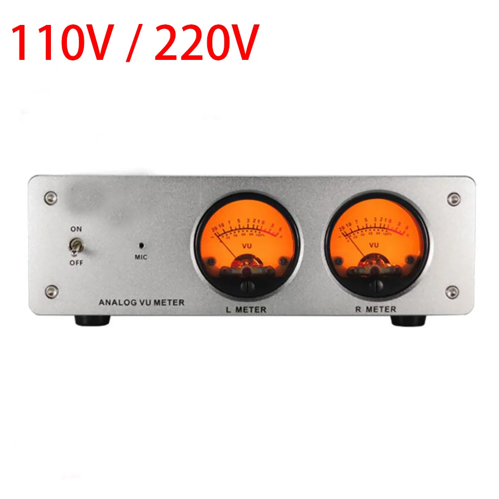 

VU2 meter head level meter finished machine LED yellow backlight voice control