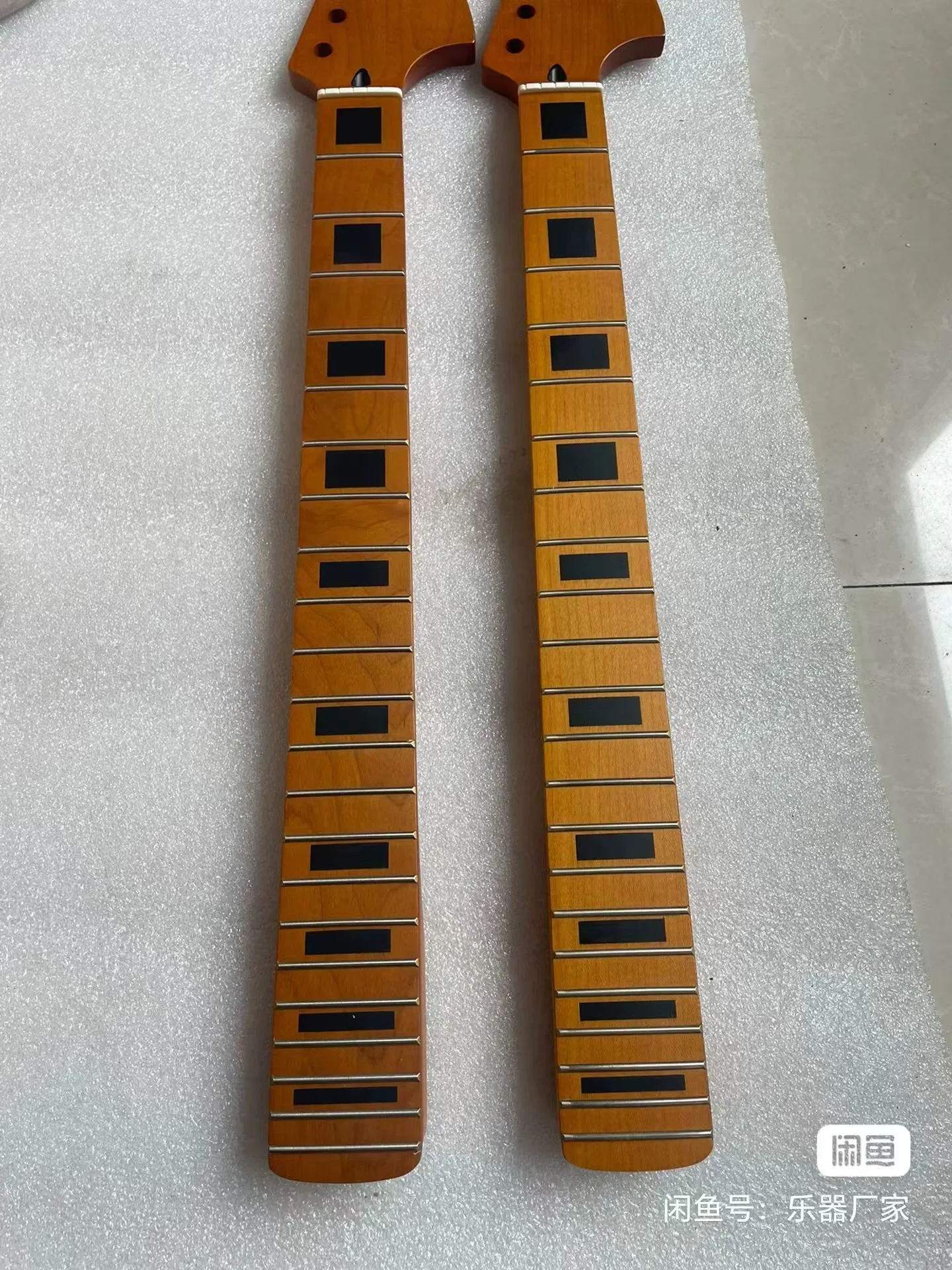 1 шт. новый гриф для электрогитары из тощенного клена квадратная инкрустация