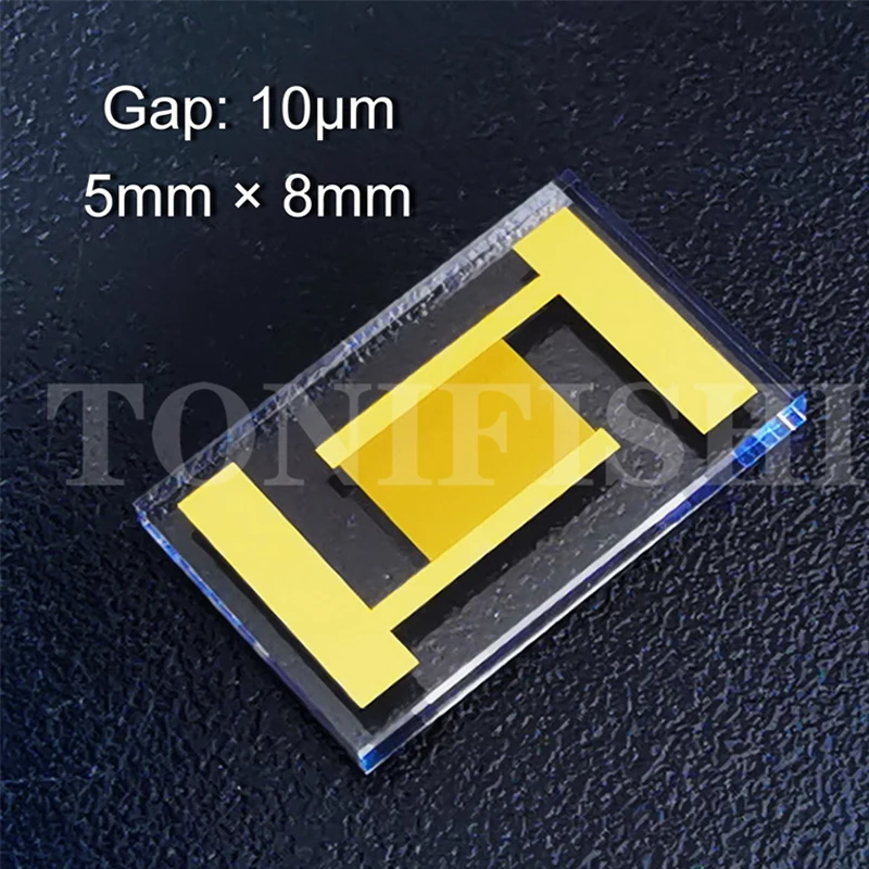 

Прозрачный интерцифровой электрод 10 мкм, кварцевый стеклянный MEMS, газовый биоэлектрохимический датчик, фотоэлектрическое Обнаружение