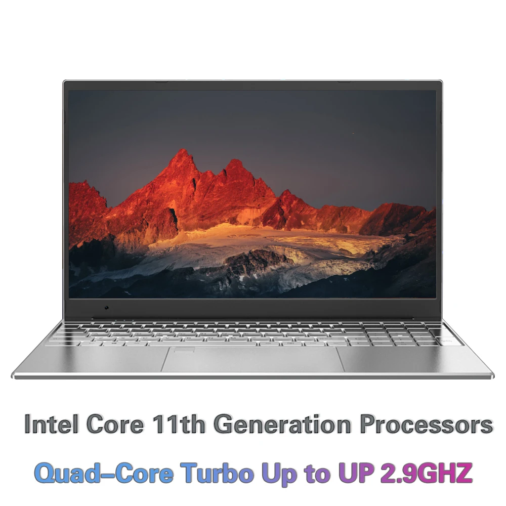 

15.6 Inch 16G RAM 1TB/512G/256G ROM Business Notebook 1080P FHD IPS Screen Luminous Keyboard N5095 Gaming Fingerprint