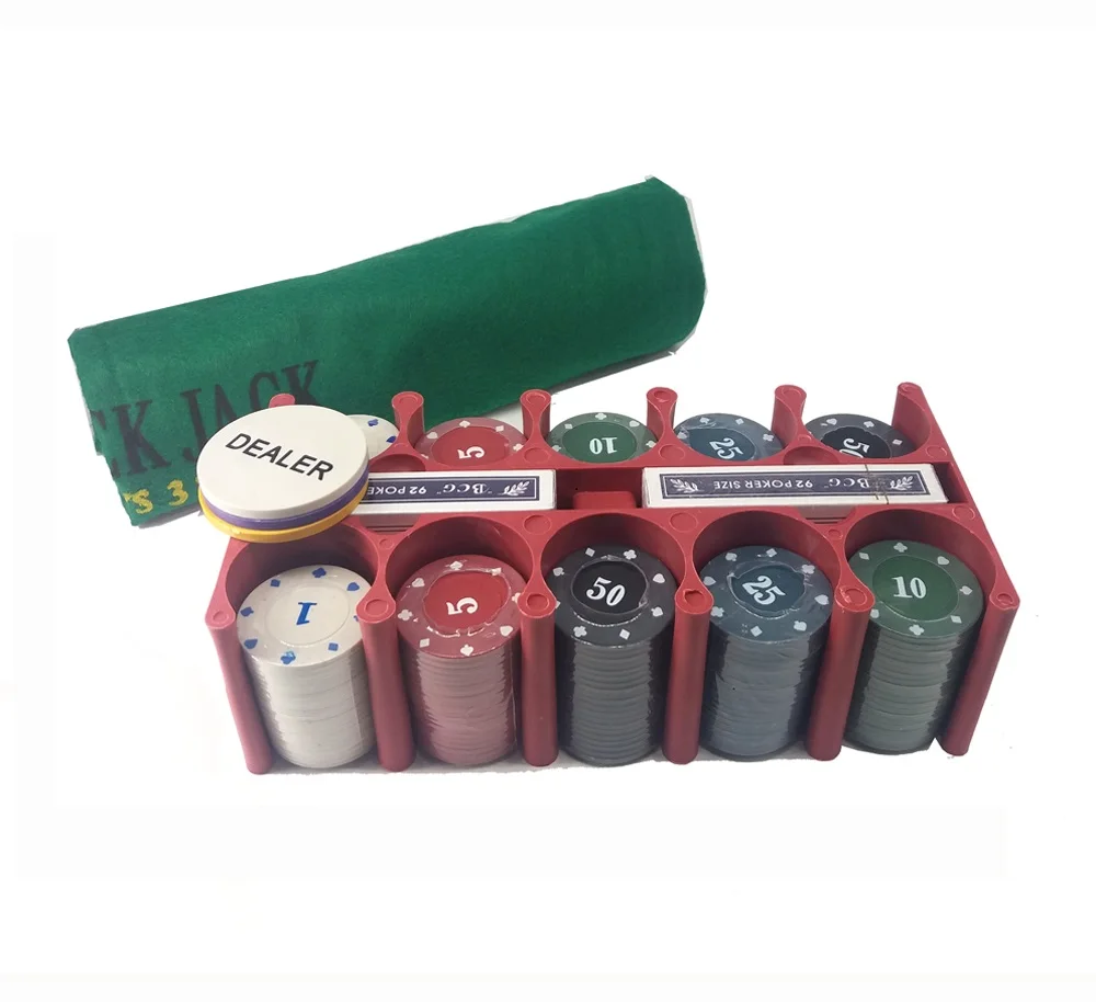 

Full Game Poker Deck 200 Plug in Stand and Carpet Poker Gift Men Hobby