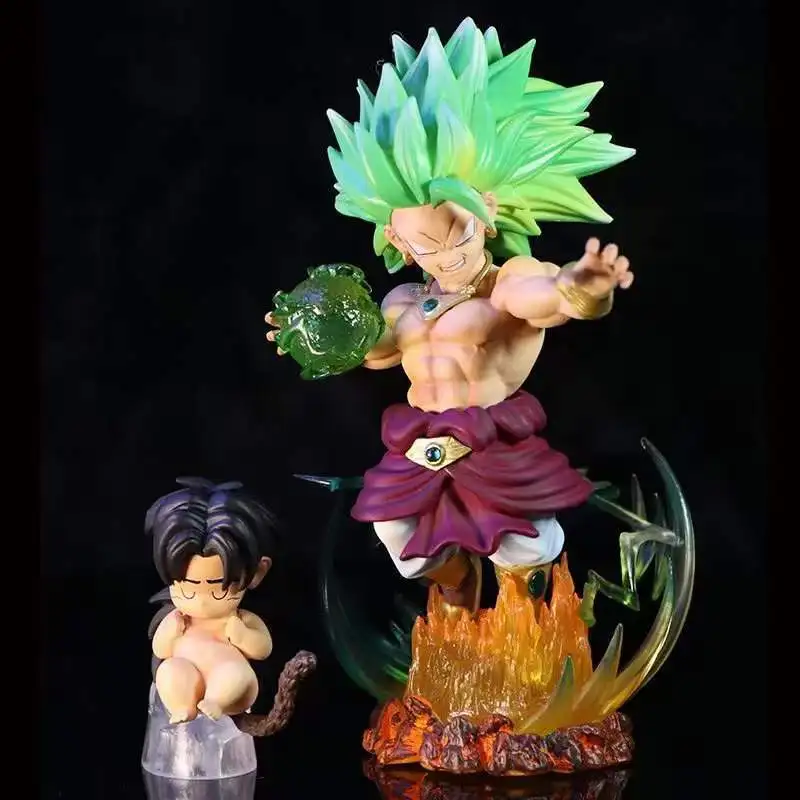 

Экшн-фигурка из аниме «Драконий жемчуг Z» Super Saiyan 3 Broli Baby Son Goku, ПВХ, Коллекционная модель, кукла, игрушка 19 см