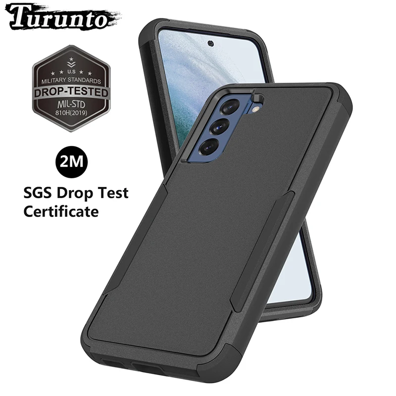 

Luxury 360 Full Protection Shockproof Armor Case For Samsung Galaxy S21 FE S22 Ultra S23 Plus A52 A33 A13 Military Bumper Cover