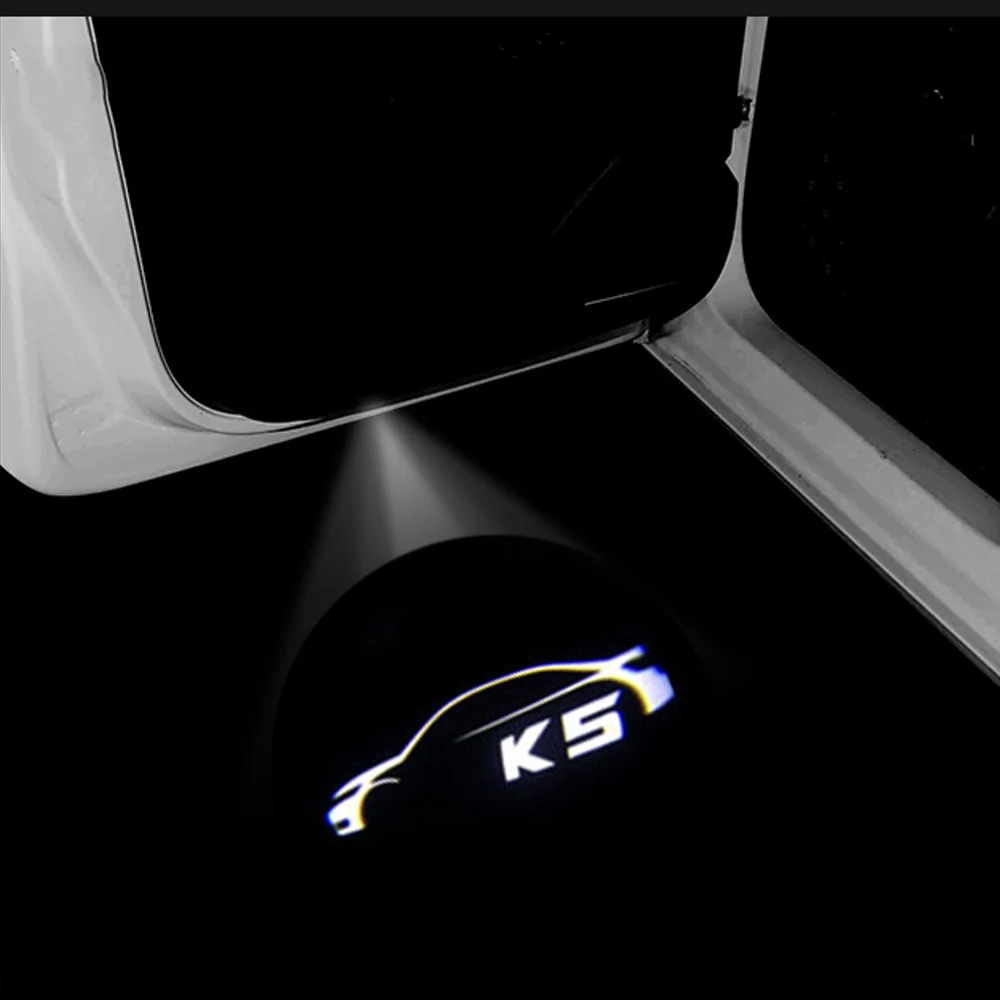 

2 шт. модель автомобиля K5 логотип светильник для KIA K5 OPTIMA Sorento CERATO KIA Ghost Shadow светильник лампа-проектор логотипа KIA
