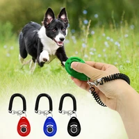 clickers for dogs pet dog trainer clicker portable puppy aid guide obedience plastic dog trainer equipment cat training trainer
