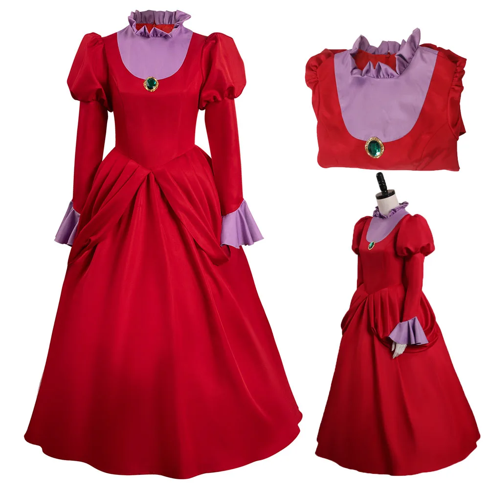 

Женский костюм для косплея Lady Tremaine, Фэнтезийный костюм для мамы, для взрослых и женщин, для ролевых игр, для Хэллоуина, карнавала, яркий костюм для маскировки