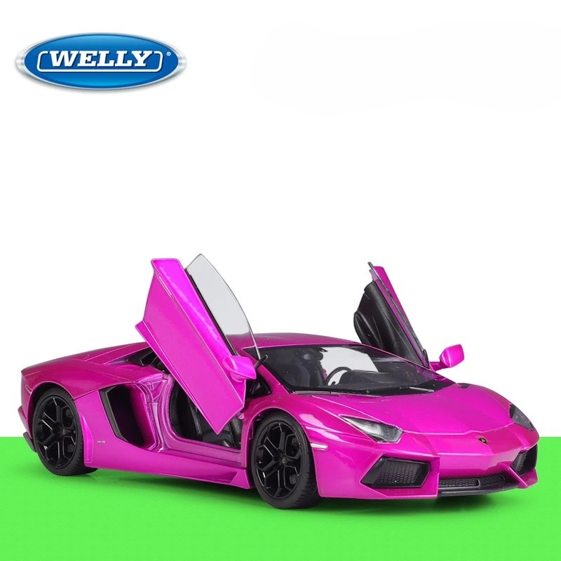 

Children's Collection Toy Welly1:24 Sports Car Simulation Alloy Car Model Ornaments Gift
