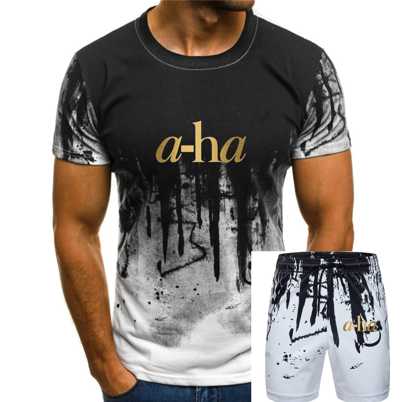 

Men's Band A-ha Album Cast In Steel District Short Sleeve Crew Neck Print Tee
