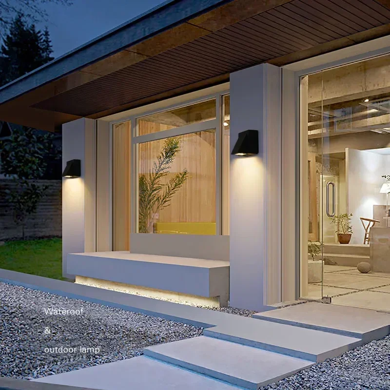 Водонепроницаемый IP65 уличный настенный светильник из алюминия 5 Вт светодиодный