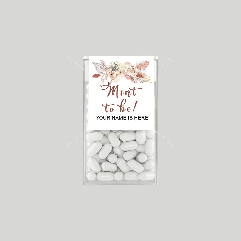 

Персонализированные мятные этикетки для конфет myndarlegur