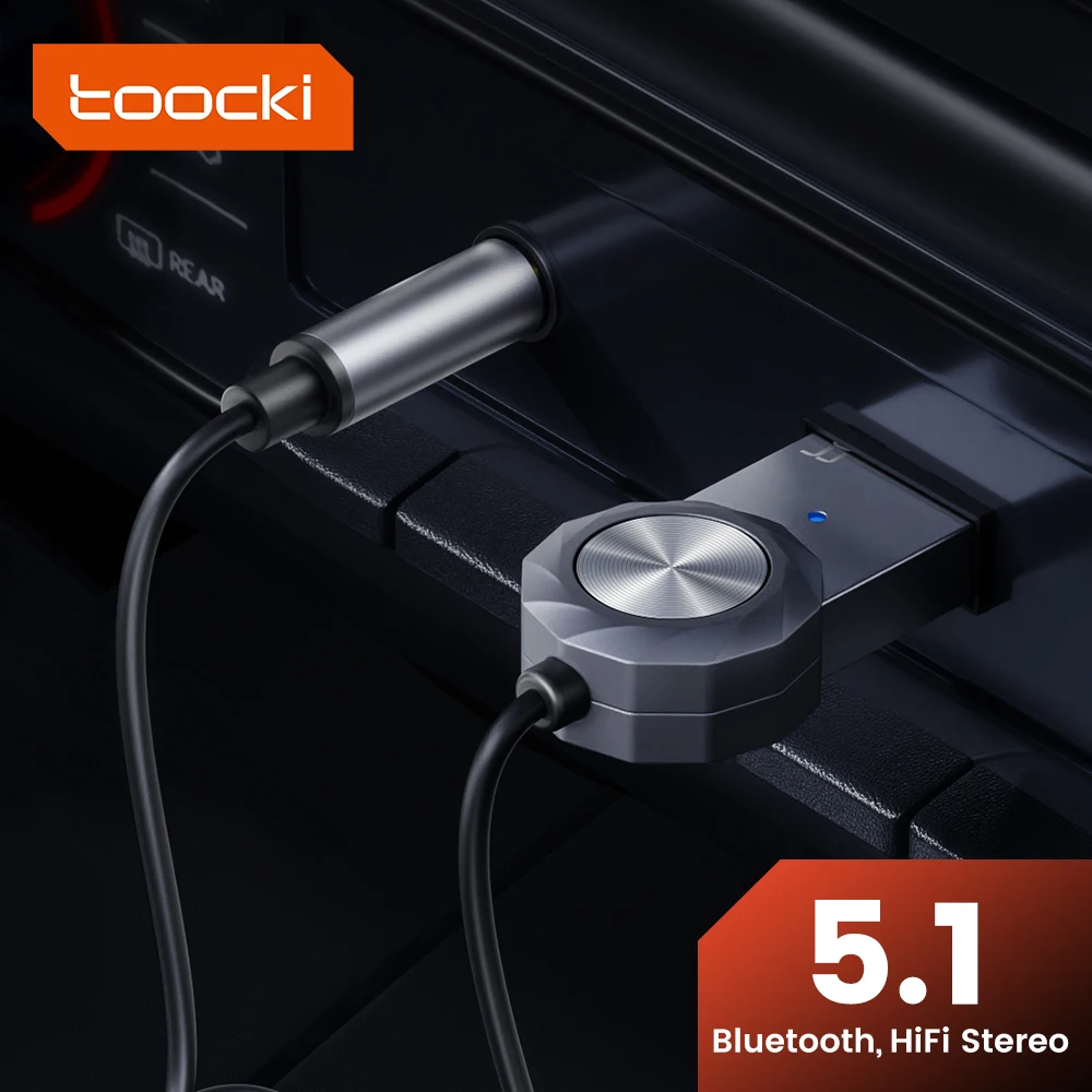 Bluetooth Aux-адаптер Toocki с USB на гнездо 3,5 мм | AliExpress
