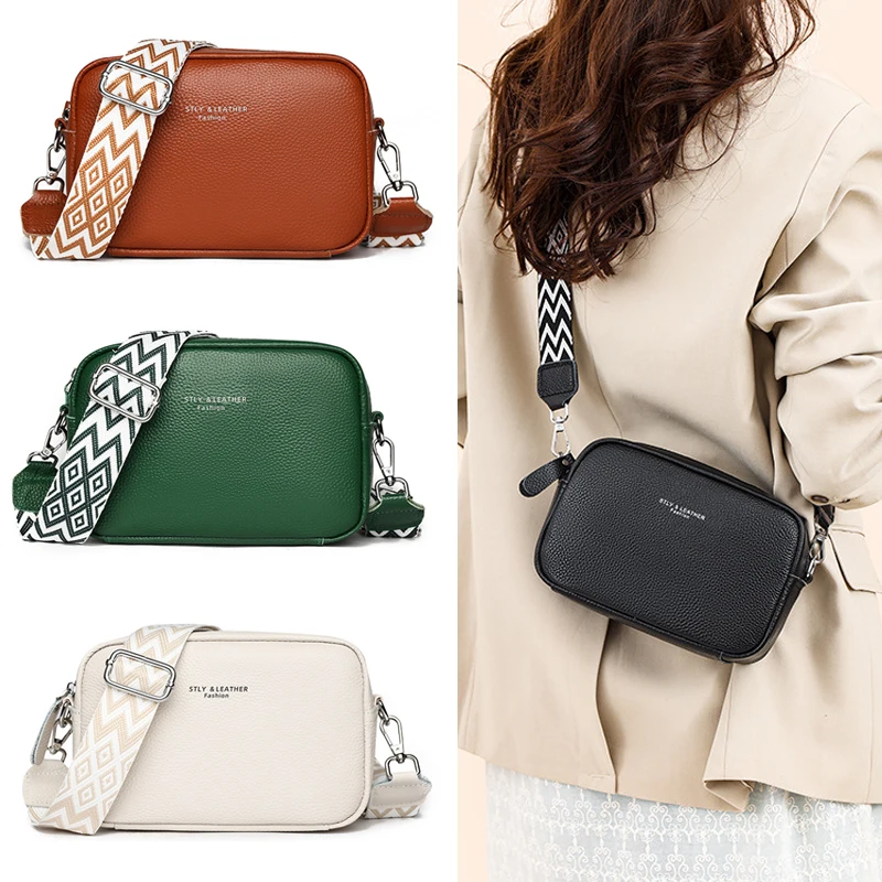 Женские сумки из воловьей кожи новинка 2024 женские через плечо натуральной