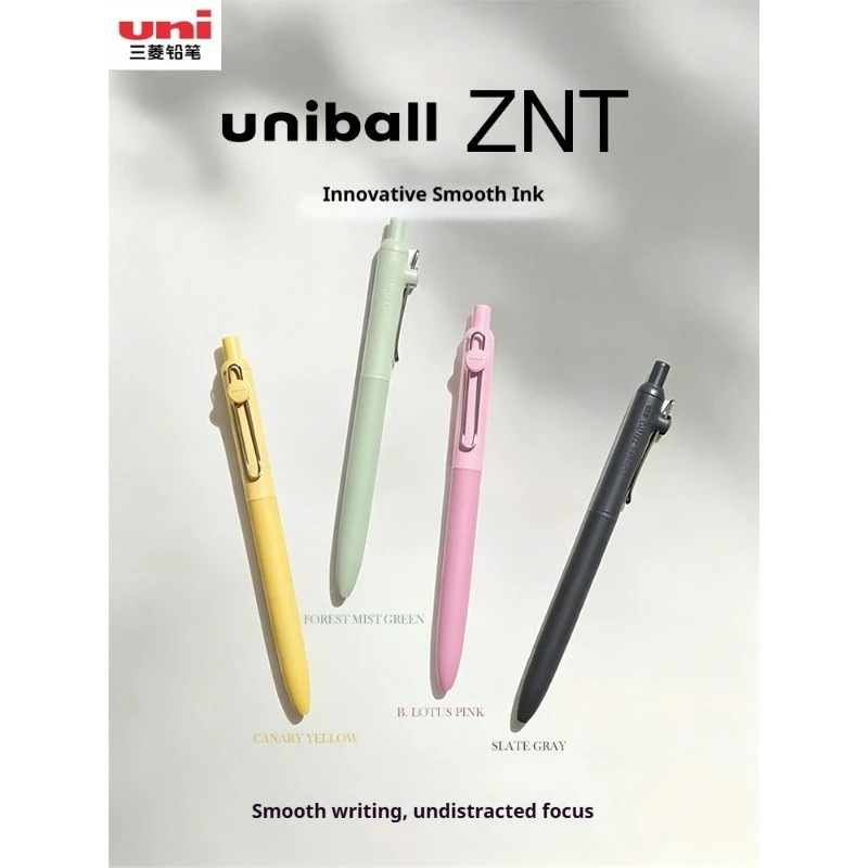 Фото Гелевые ручки Uni ZENTO серии UBN-ZS, пигментные чернила на водной основе, без размазывания, точность письма 0,5 мм, для студентов и современных профессионалов №3