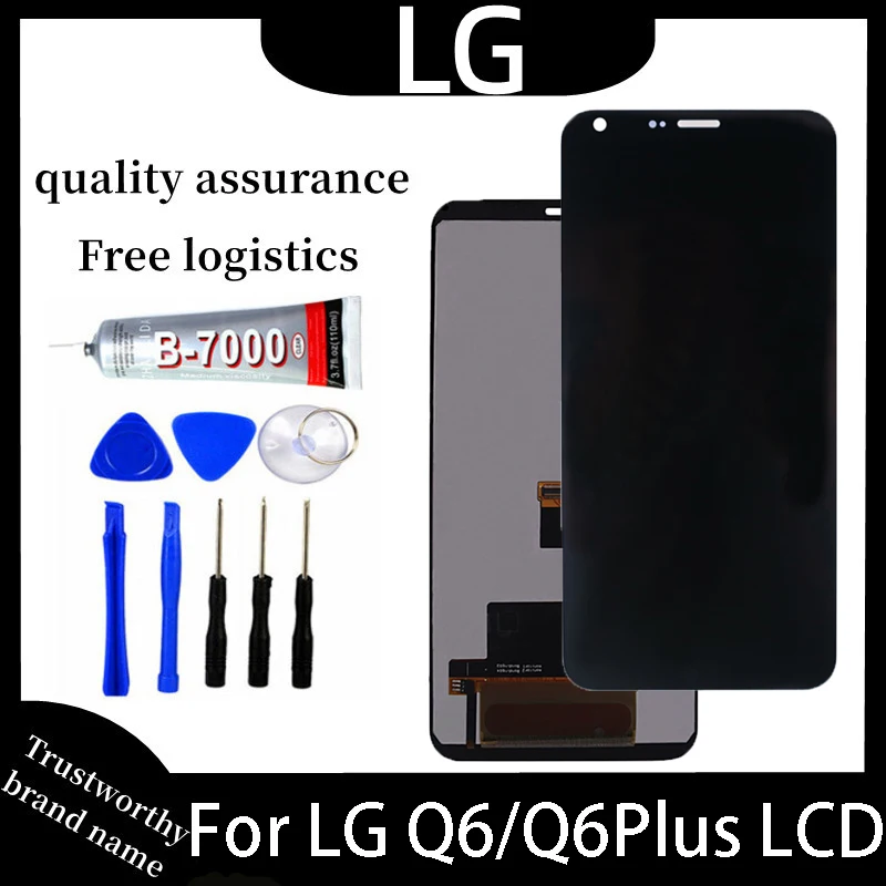 

For LG Q6/Q6 Plus LG-M700 M700 M700A US700 M700H M703 M700Y LCD DIsplay + Touch Screen Digitizer Assembly With Frame