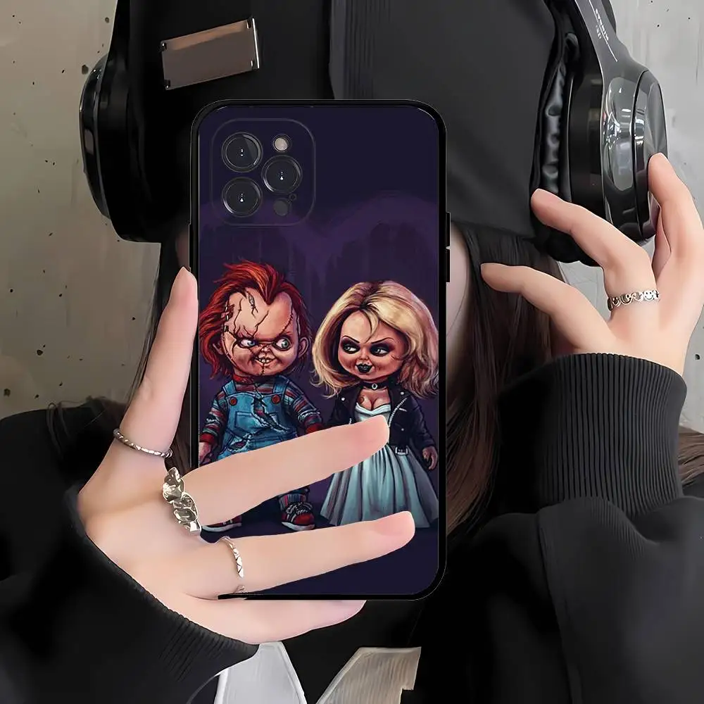 Фото Чехол для телефона «Кукла Чаки» из фильма ужасов для iPhone 17, 16, 15, 14, 13, 12, Mini 11 Pro Max, мягкий силиконовый чехол №5