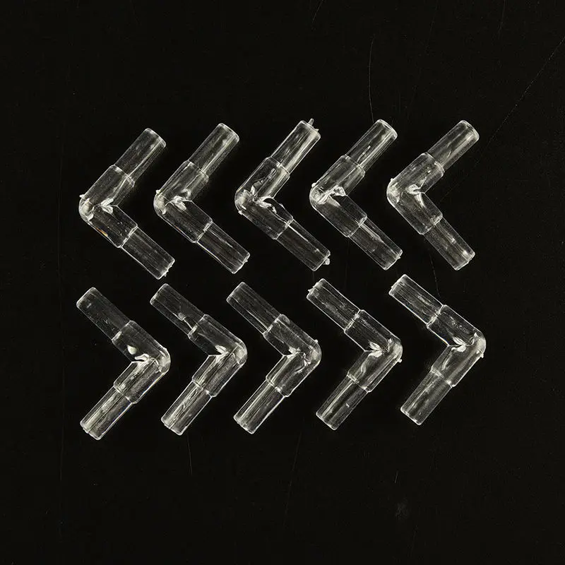 

Wholesale 10pcs/lot Creative Plastic Transparant 2 Way 5mm Airline Air Valve Tubing Connector For Aquarium Accessories