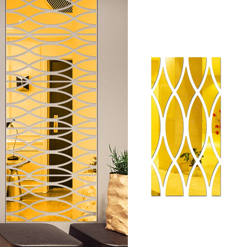 

Household Decor 3D Crystal Mirror Decal Decorate Wall Sticker Creative Wall Decal Home Decor Stickers