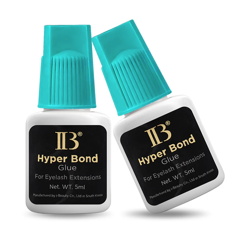 Фото 10 флаконов клея IBeauty Hyper Bond для наращивания ресниц, 5 мл, синяя крышка, корейские инструменты для макияжа, быстросохнущий (0,5 с), профессиональный магазин №3