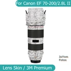 EF702002.8L II фотоаппарат, фотопокрытие, защитная пленка, наклейка на корпус для Canon EF 70-200 F2.8 70-200 мм 2,8 L IS II USM