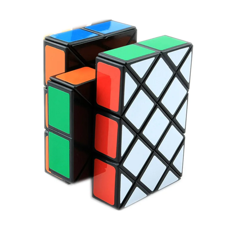 

Diansheng Long Brick Case 3x3x3 Magic Cube Ancient Double Fish Cube Speed Puzzle Cubes cubo magico Educational Toy Special Toys