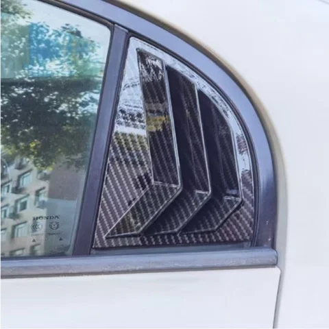 Для Honda Civic 8-го поколения 2006-2011 заднее окно автомобиля треугольное стекло турбулаторная вентиляционная декоративная панель