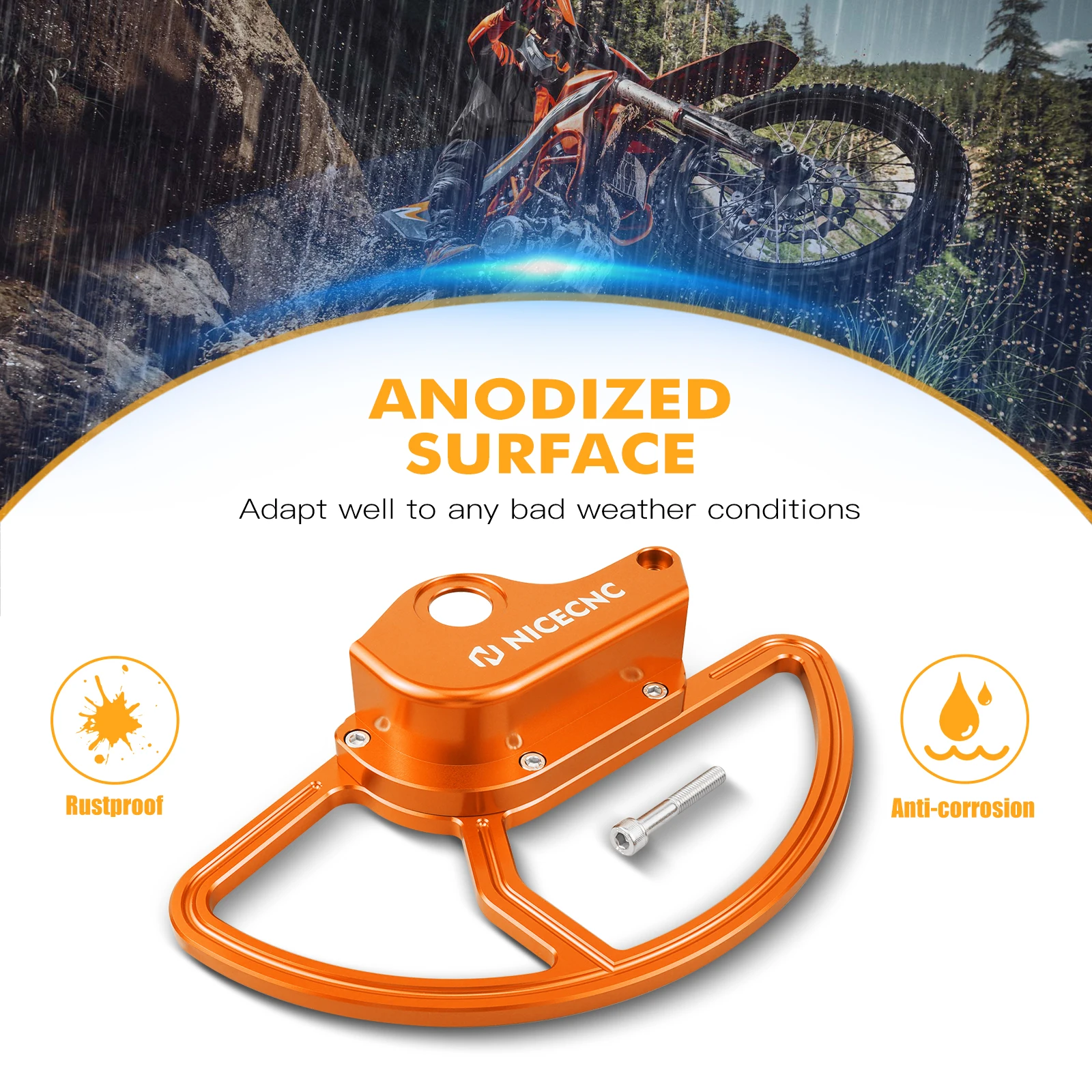 Защита переднего тормозного диска для KTM 690 Enduro R 2014-2023 2022 Husqvarna 701 2016-2024 Gas 700 ES 2022-2024