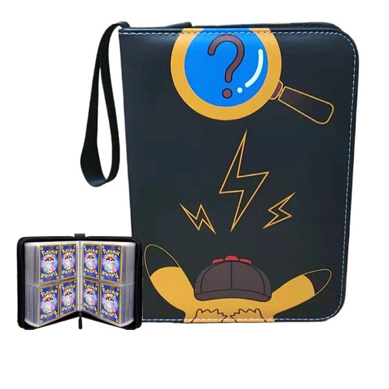 Двусторонняя карточка для покемонов 50 страниц может вместить 400 шт. карт игра