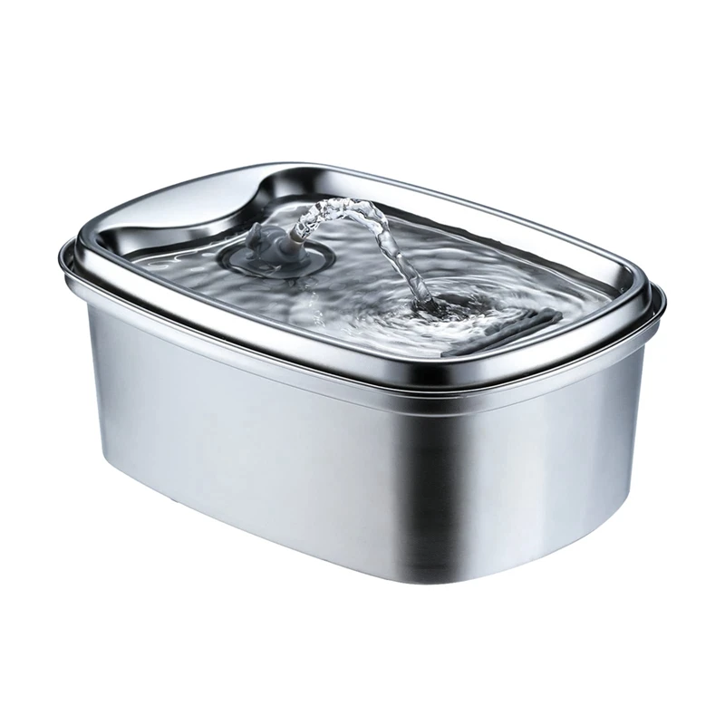 

Фонтан для воды для домашних животных, из нержавеющей стали, 108 унций/3,2 л