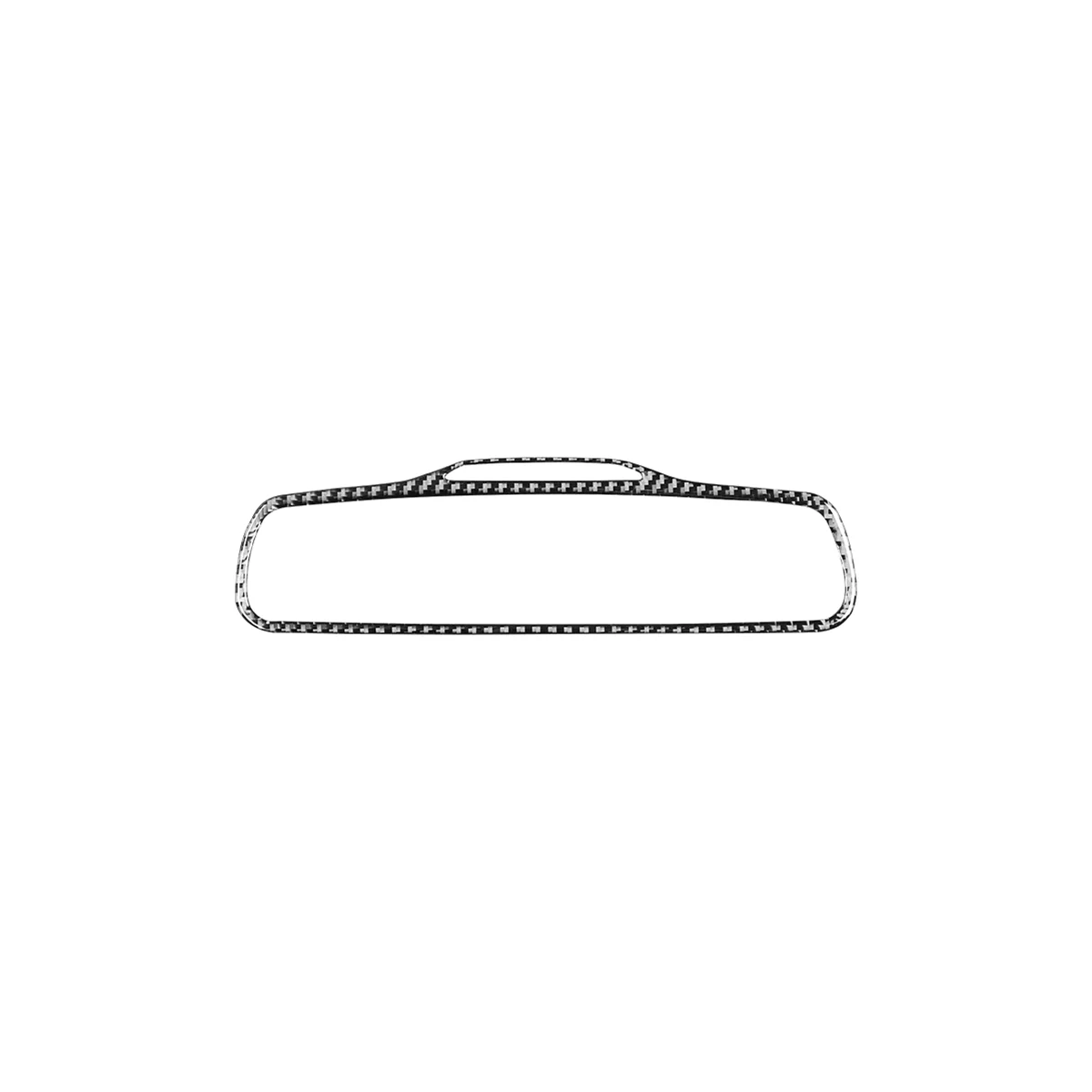 

Car Inner Rearview Mirror Frame Cover Trim Decorative Sticker Carbon Fiber for XC90 2003-2014 Accessories