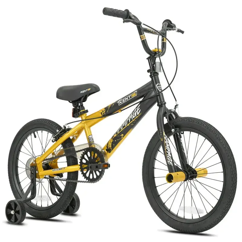 

Bicycle 18 in. Boy's BMX Bicycle, Gold and