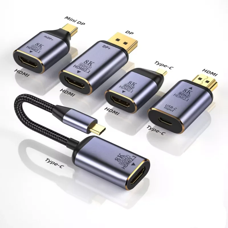 

NEW2023 8K 60hz Type C Adapter USB C //Mini to hdmi- Converter for PC Computer TV Display Phone Cable