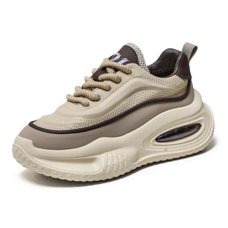 Классическая мужская обувь со скидкой новая дышащая повседневная на толстой