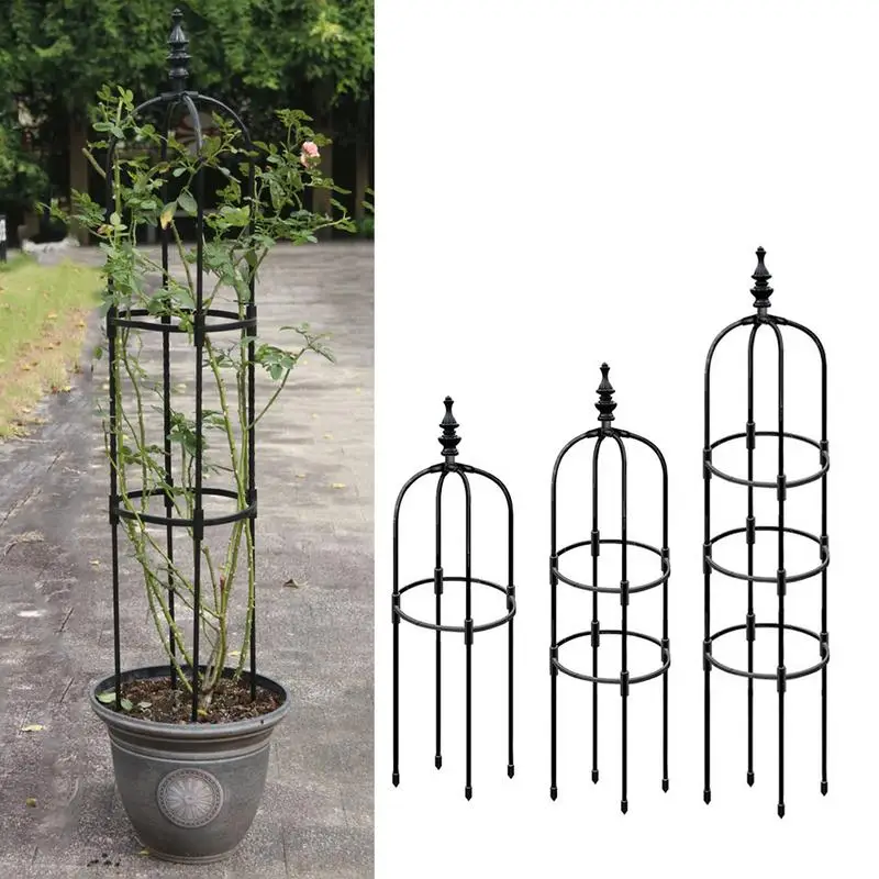 

Trellis For Potted Plants Rustproof Plastics Coated Garden Trellis For Climbing Outdoor Plants Tomato Plant Trellis For Support