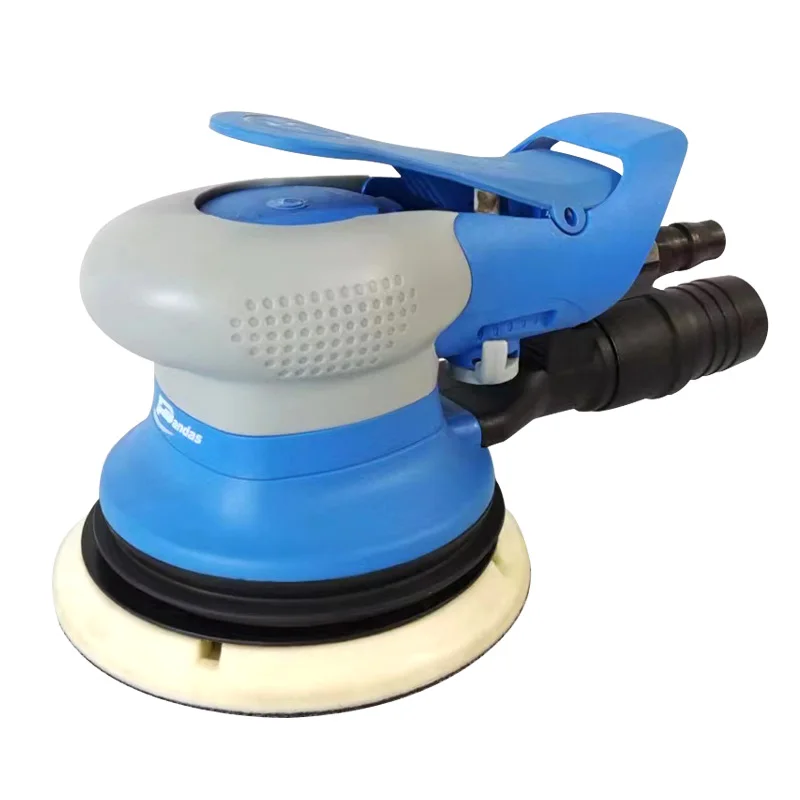

PANDAS Sandpaper Machine 5 Inch 6 Holes Car Dry Grinder Polishing Putty Round Dust-Free Pneumatic Paint Waxing Abrasive Tools