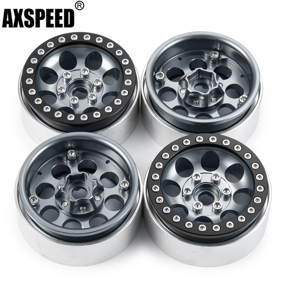 

AXSPEED 1,9 "Beadlock ступица обода колеса для 1/10 радиоуправляемого автомобиля на гусеничном ходу, модель D90 Redcat Gen8 Axial SCX10 90046 AXI03006