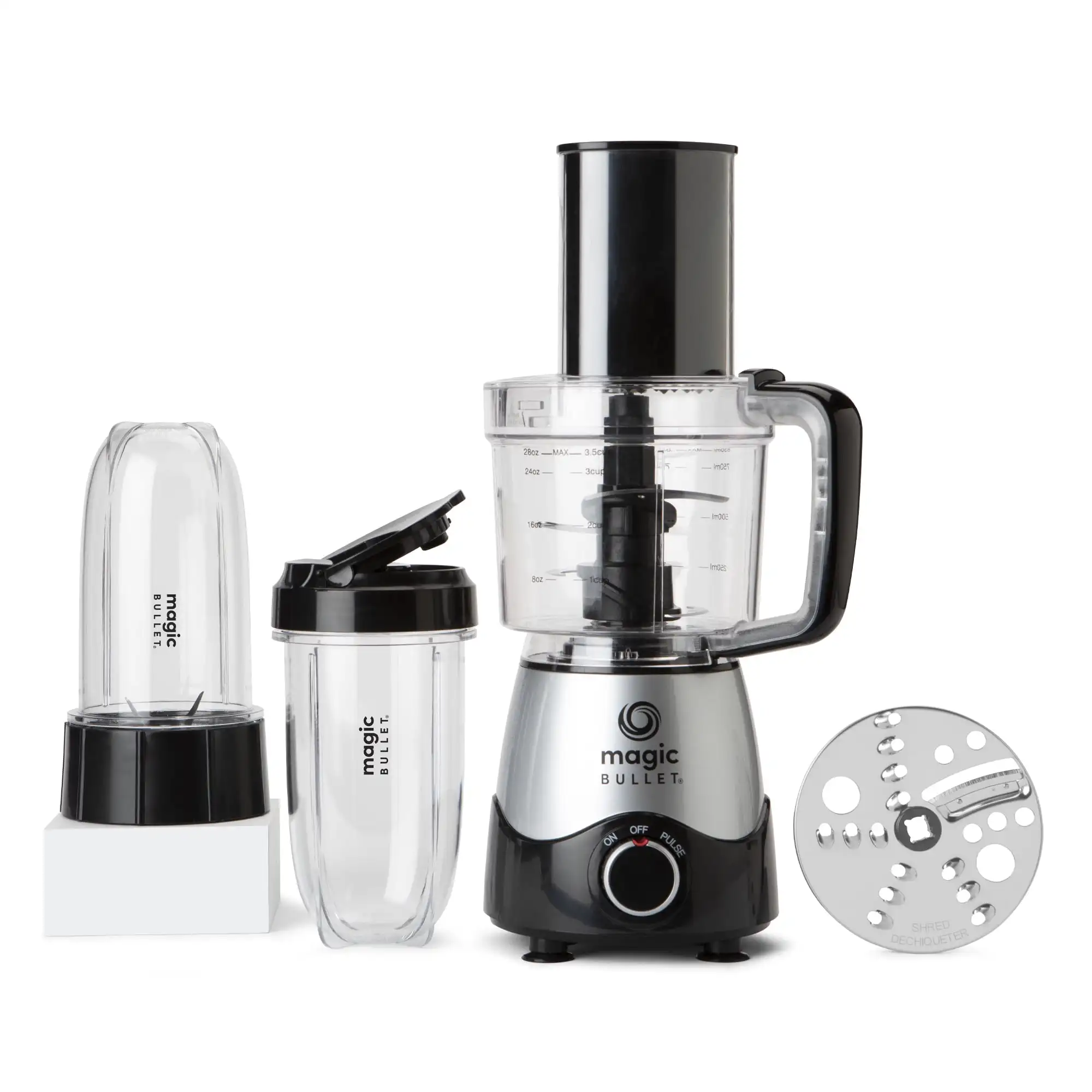 

Magic Bullet Kitchen Express Personal Blender and Food Processor, Silver, MB50200. (Condition: New)