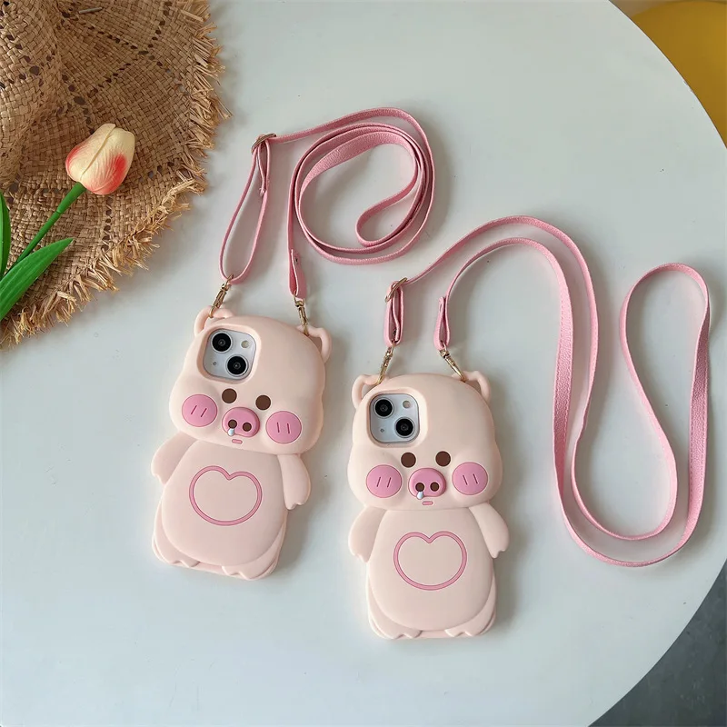 

Creative Silicone Snot Pig Phone Case Cover for IPhone 11 12 13 14 Pro Max Shockproof Cases for IPhone 14 Pro Max Case