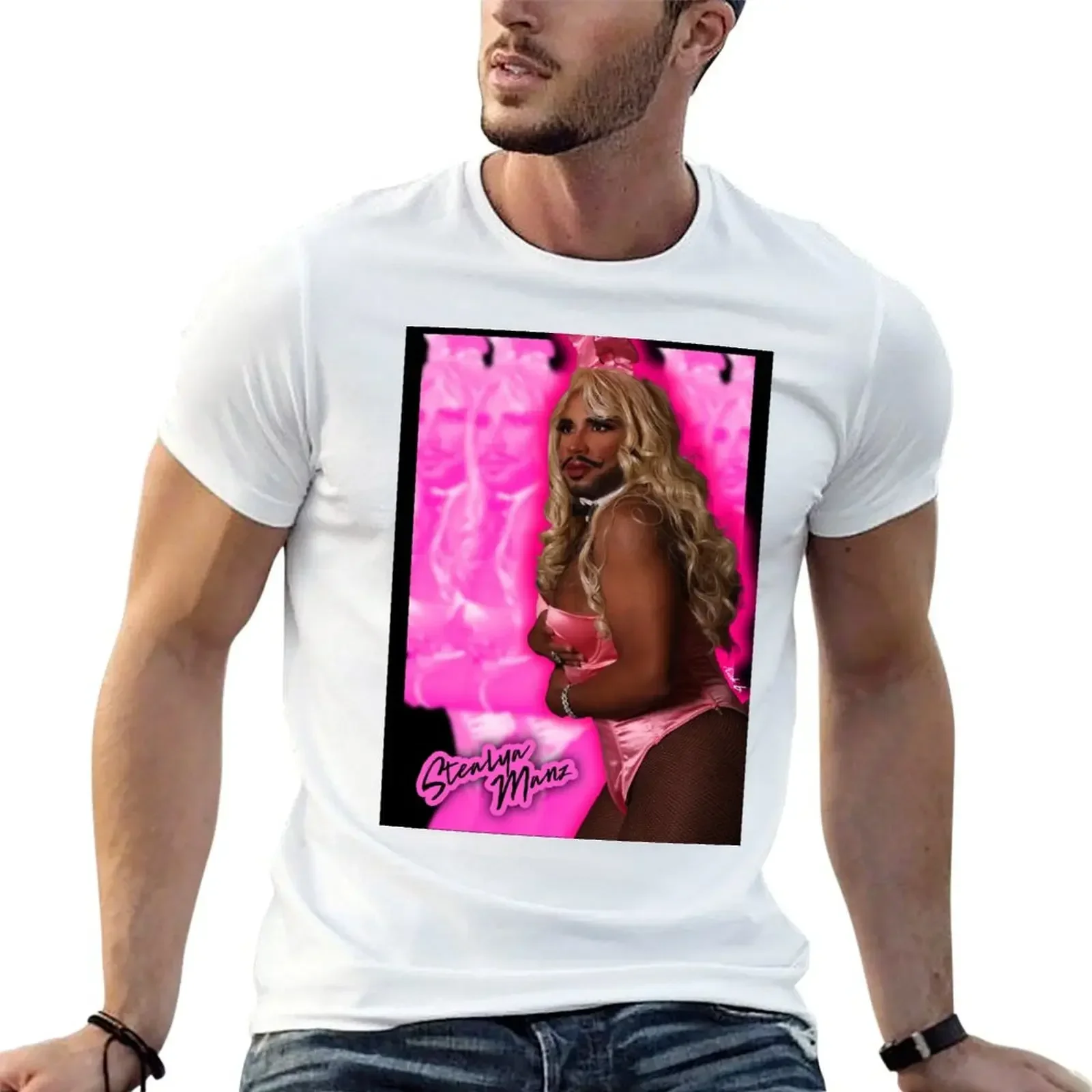 Stealya Manz Photography T-Shirt quick drying Short sleeve tee oversized t shirts for men