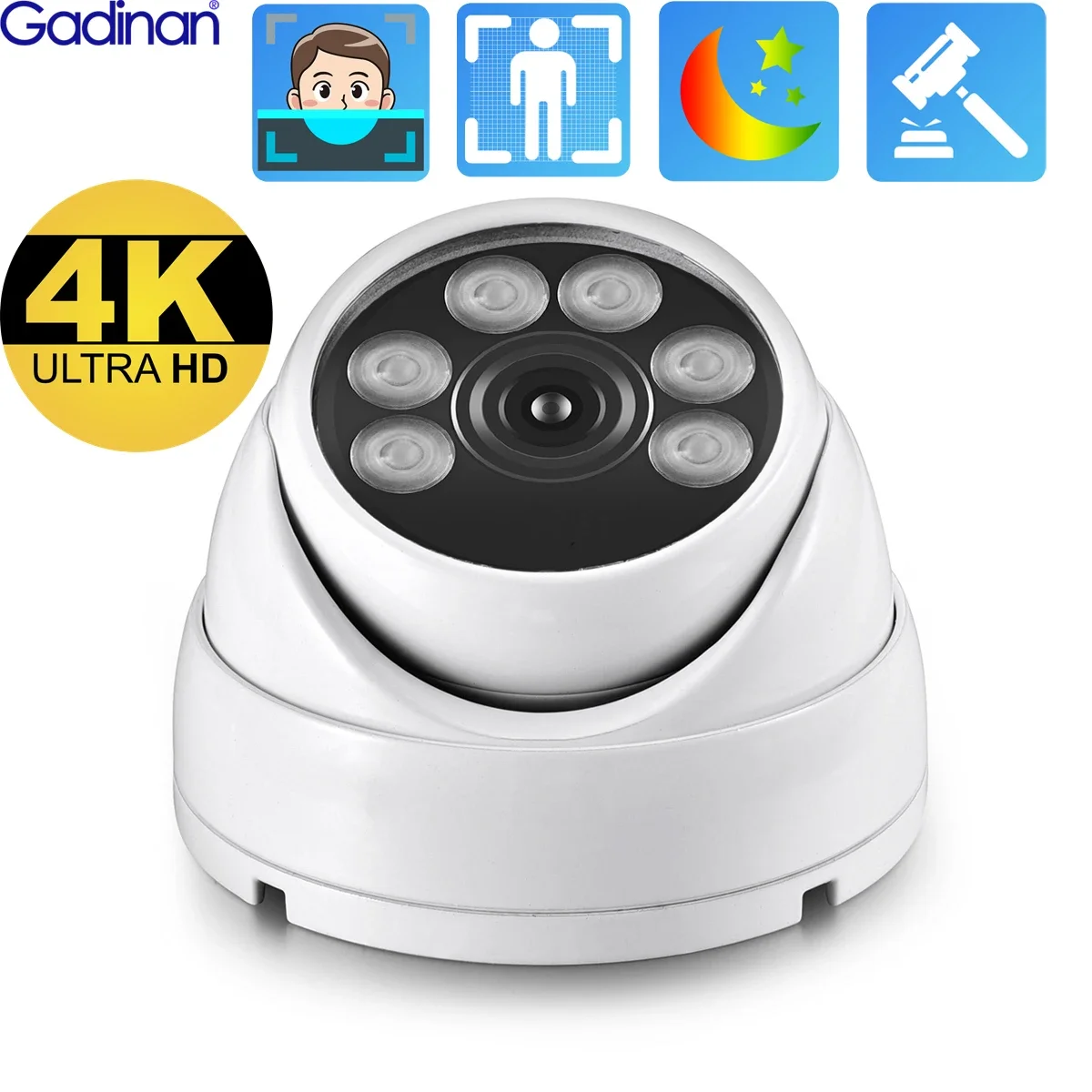 

Gadinan 4K 8MP IP-камера наружная