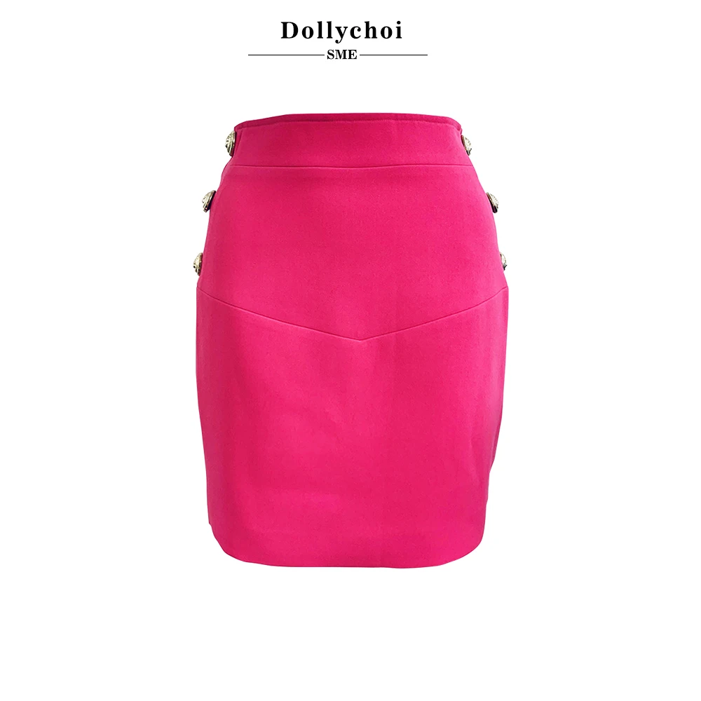 

Соблазнительная мини-юбка в обтяжку, розовая трапециевидная юбка, модная профессиональная юбка, новый дизайн, Высококачественная женская одежда