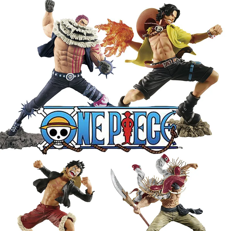 

One Piece 20th Anniversary Sc International Edition Luffy Ace White Beard Carl Ace Handmade Model OrnamentsCollectionCn(origin)
