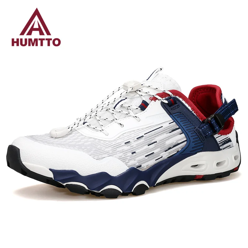 HUMTTO Summer Wading Shoes for Men Outdoor Hiking Sneakers Man Breathable Quick Drying Sports Trekking Beach Barefoot Shoes Mens