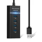 USB-концентратор 3,0, 4 порта, 2,0, 3,0, USB-адаптер, кабель-расширитель для настольных ПК, ноутбуков, аксессуары