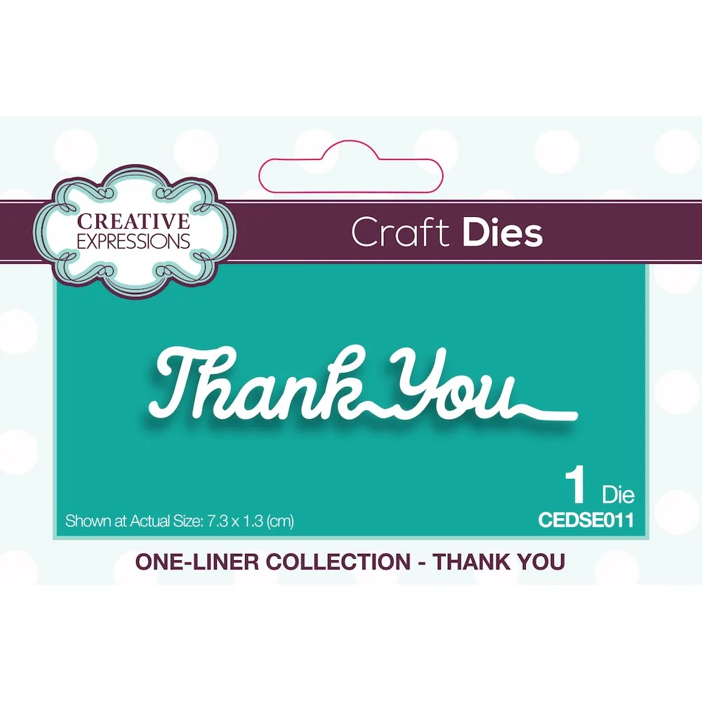 THANK YOU One Liner Collection Die 2022 Новые шаблоны для резки Скрапбукинг дневник декоративные
