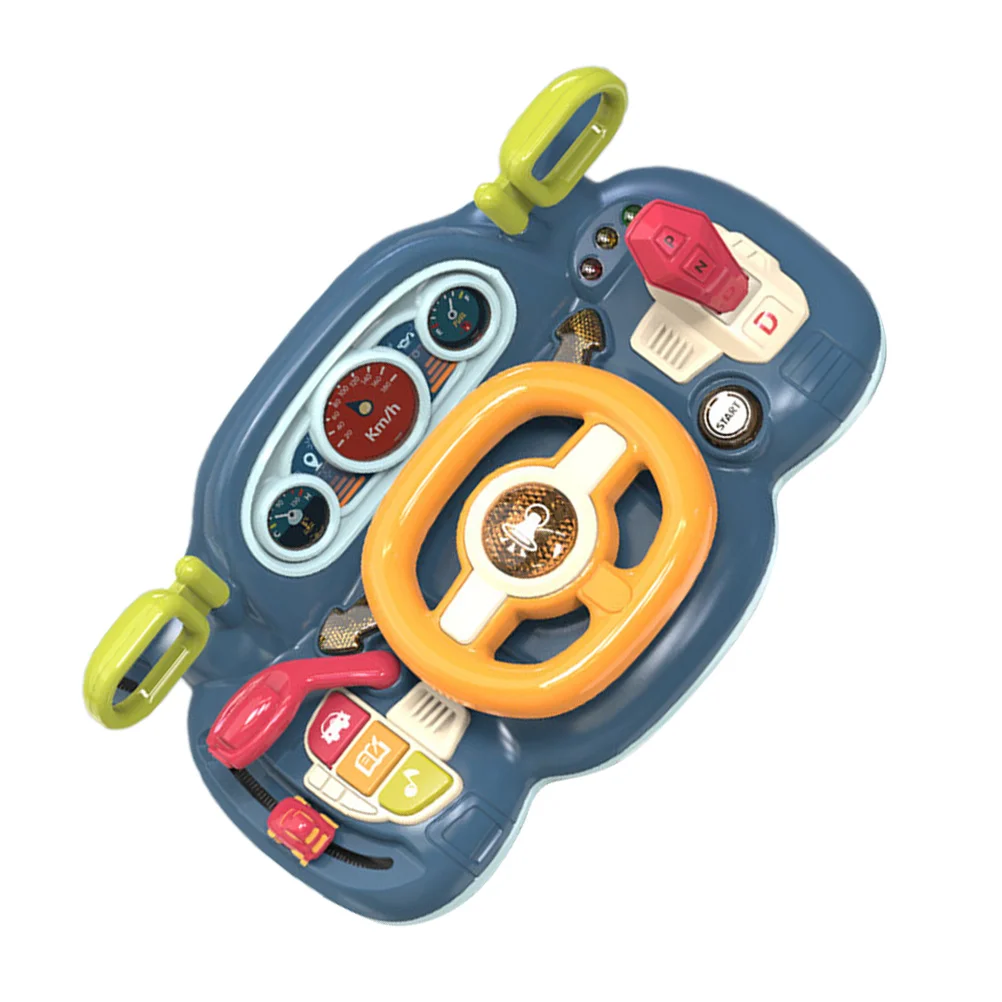 

Wheel Toy Steering Driving Car Toddler Pretend Toys Simulation Play Kids Fake Racing Learn Interactive Ride Game Driver