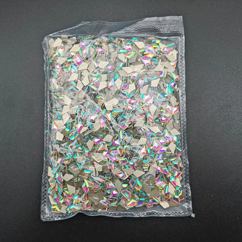 Wholesale 1440pcs/Set AB Diamond Nail Art Fancy Rhinestones 3D Shaped Nail Decoration Nail Stones Mix Crystal Nail Accessories