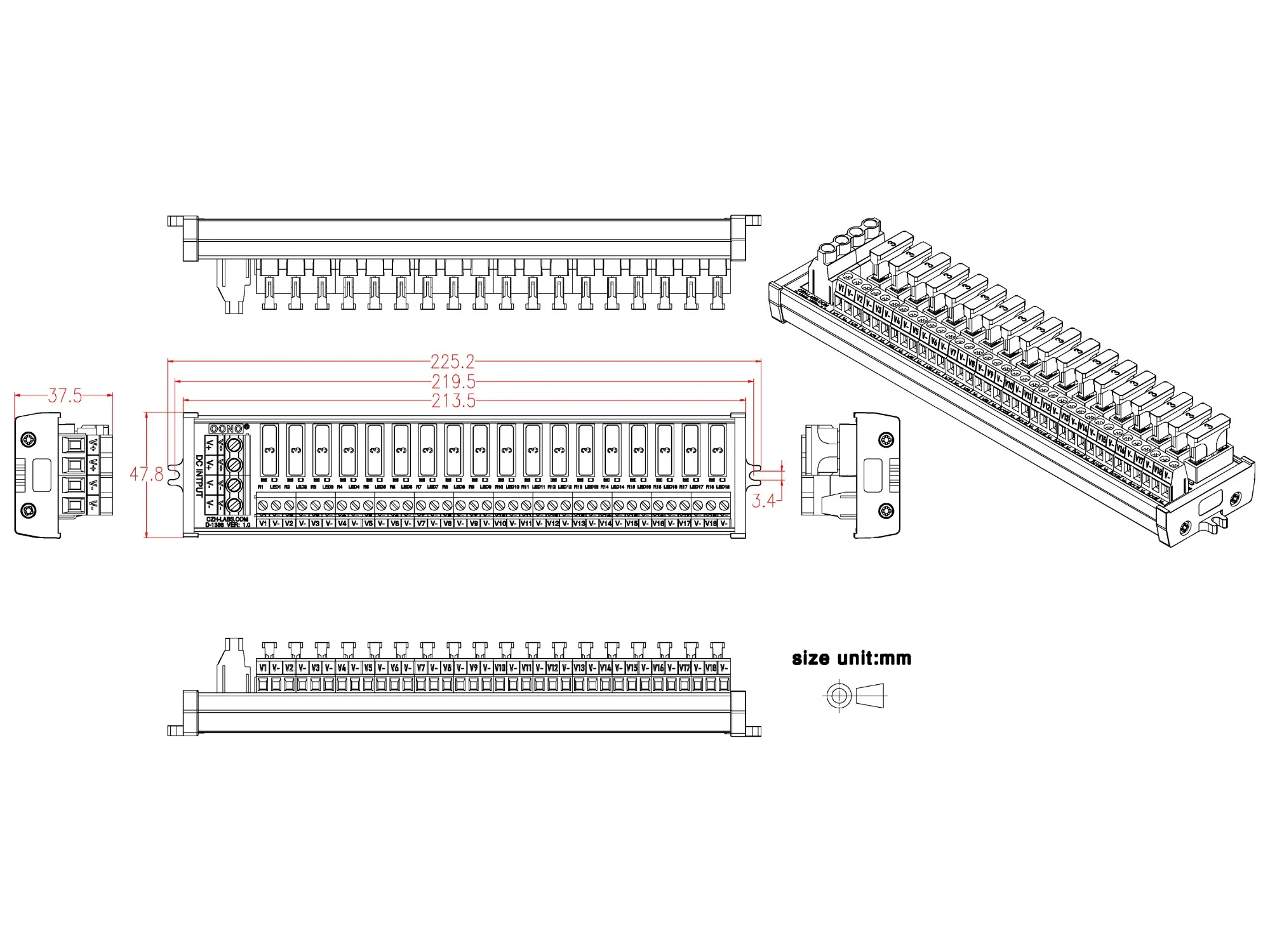 Предохранители постоянного тока. Din Rail fuse. Предохранитель лента с калибровочной просекой.